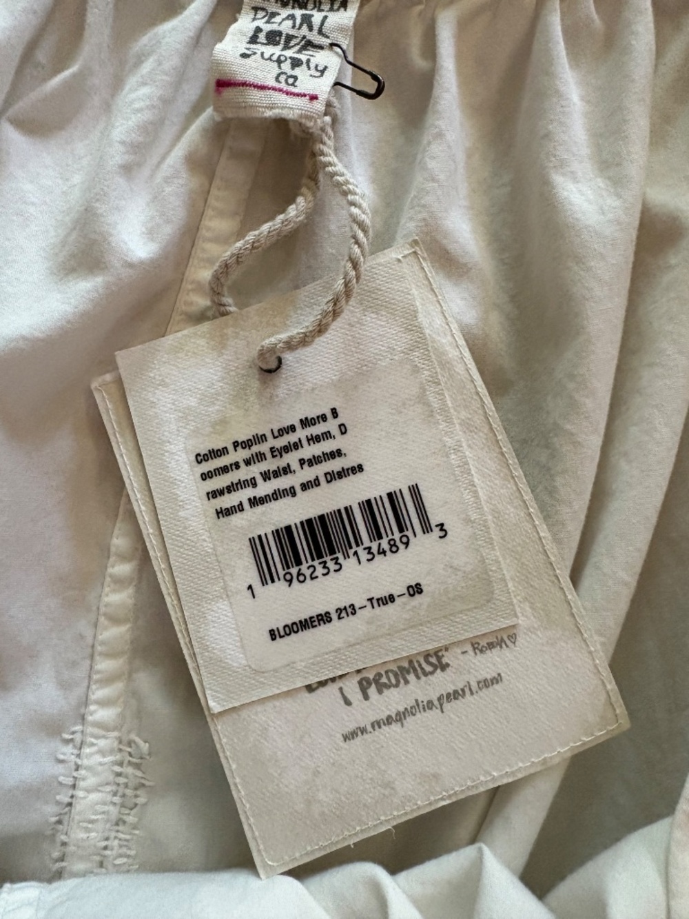 NWT Magnolia Pearl Poplin Love More Bloomers 213 True - Picture 9 of 9